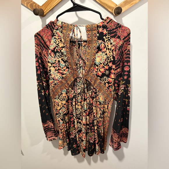 NWOT- FREE PEOPLE- STEVIE TUNIC TOP- BLOUSE- XS - Picture 2 of 13